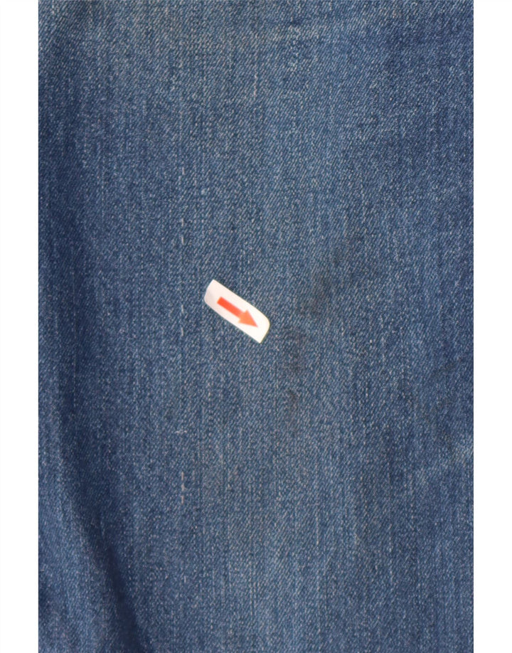 Wrangler Herren Texas Straight Jeans W38 L32 Blaue Baumwolle