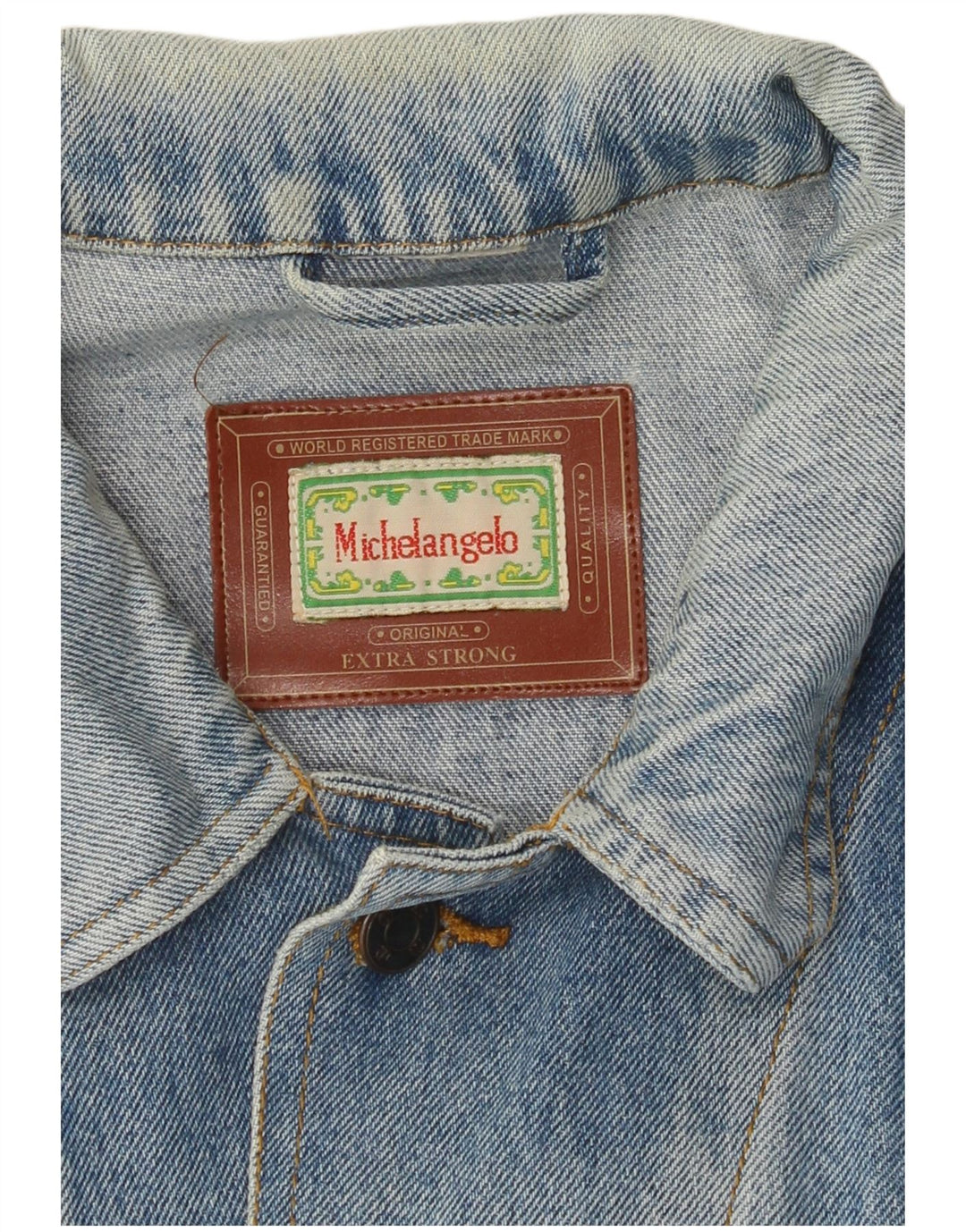MICHELANGELO Herren Jeansjacke UK 40 Large Blau