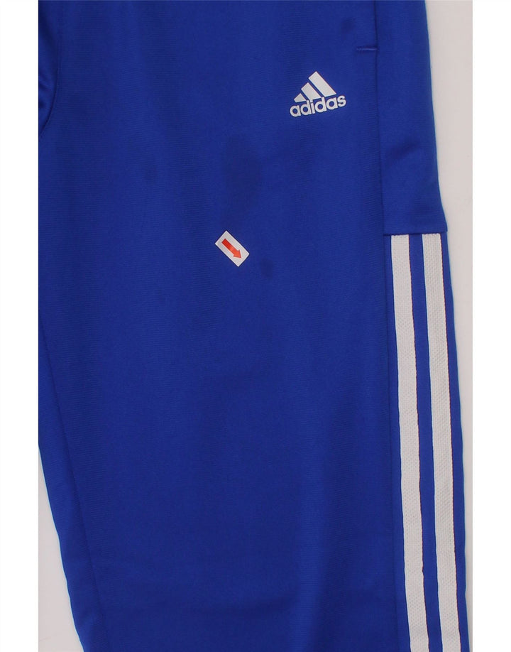 ADIDAS Boys Tracksuit Trousers Joggers 13-14 Years  Blue Polyester Vintage Adidas and Second-Hand Adidas from Messina Hembry 