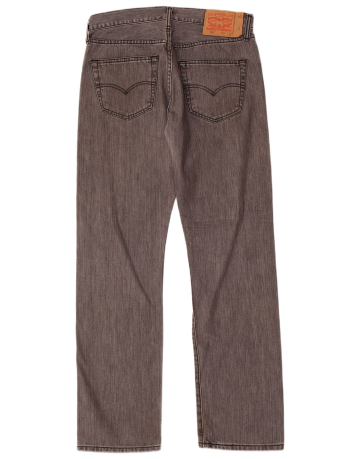 Levi's Herren 501 Straight Jeans W32 L32 Graue Baumwolle