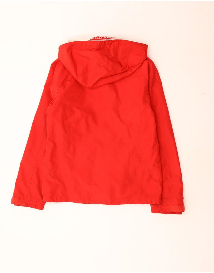 Helly Hansen Damen-Regenjacke mit Kapuze, UK 14, Mittelrot, Polyester