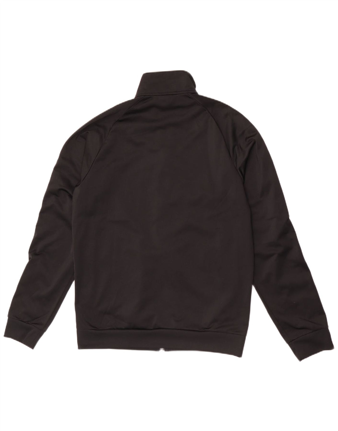 Adidas Herren-Trainingsanzug-Top-Jacke aus mittelschwarzem Polyester