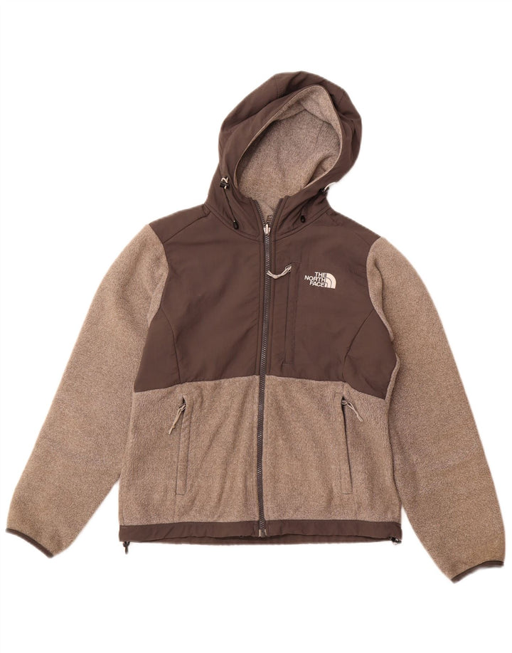 THE NORTH FACE Damen-Oversize-Fleecejacke UK 6 XS Grauer Farbblock