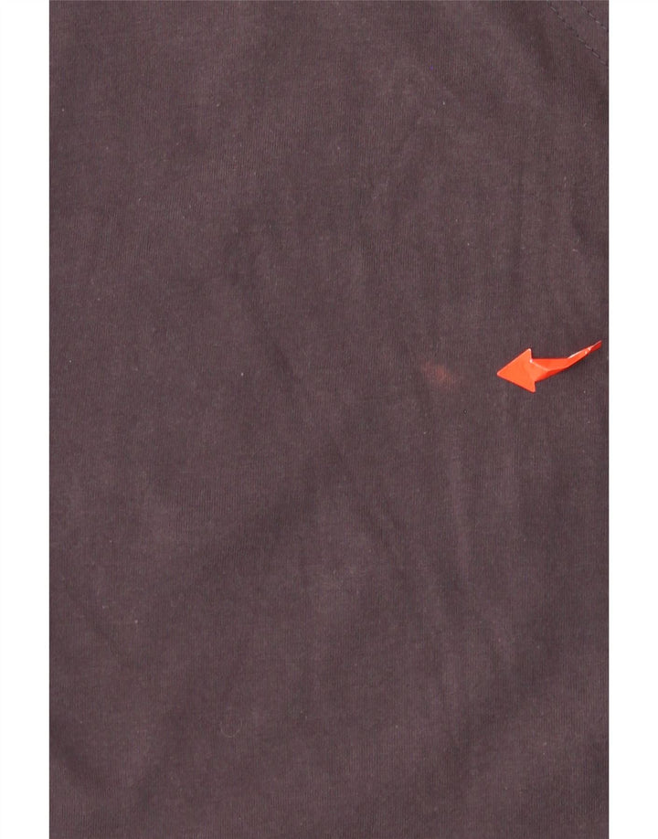 ELLESSE Damen Grafik-T-Shirt-Oberteil UK 14 Large Marineblau Baumwolle