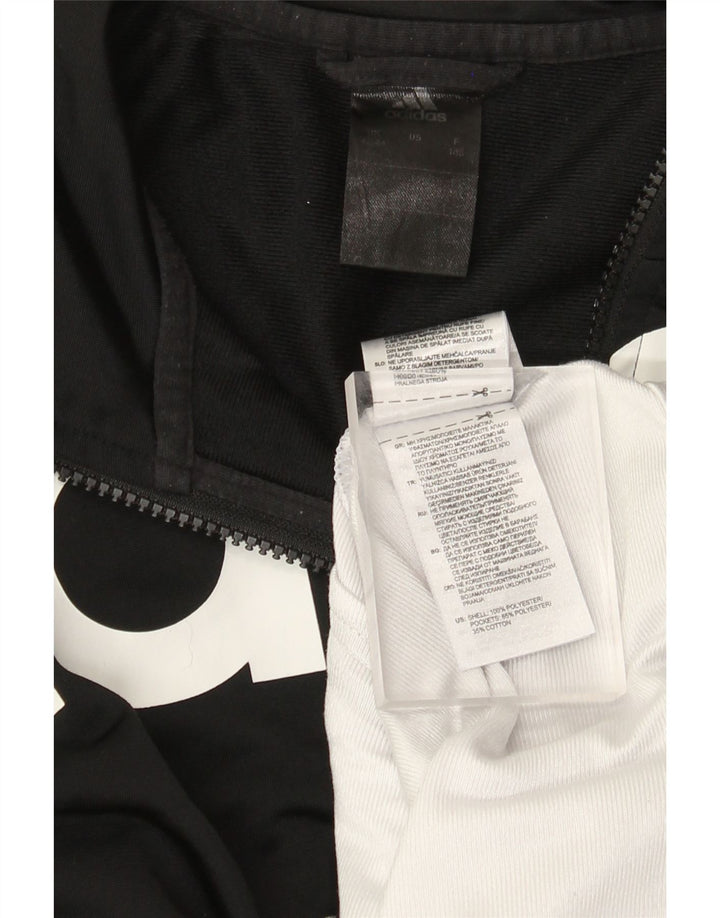 Adidas Herren-Trainingsanzugoberteil mit Grafik, UK, Größe 42/44, Größe L, Schwarz, Farbblock