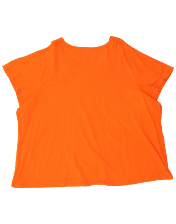 Majestic Herren Denver Broncos Grafik T-Shirt Top 4XL Orange Baumwolle