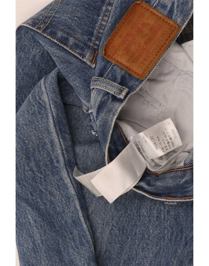 Levi's Herren Straight Jeans W26 L30 Blaue Baumwolle