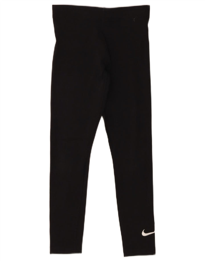 Nike Mädchen-Leggings, 10–11 Jahre, mittelgroß, Schwarz