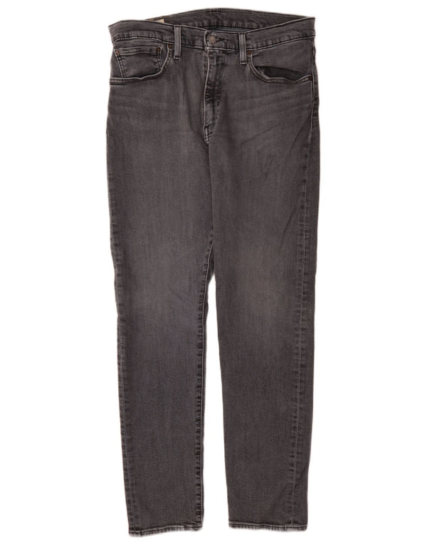 Levi's Herren 512 Slim Fit Tapered Jeans W34 L32 Graue Baumwolle