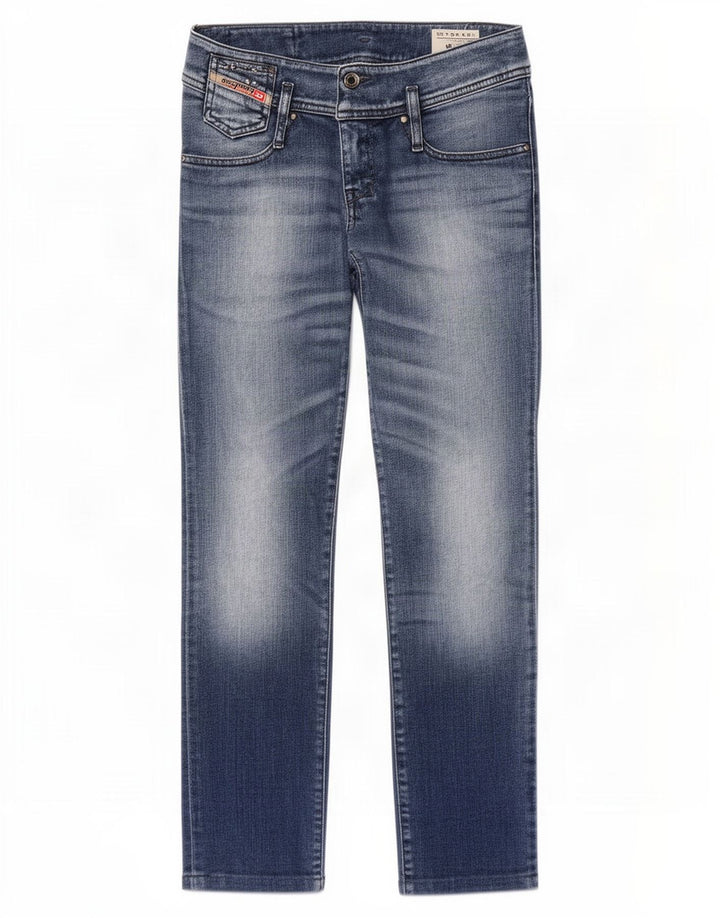 Diesel Damen Matic Slim Jeans W26 L28 Blaue Baumwolle