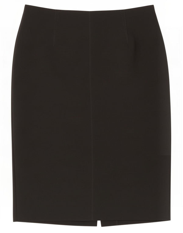 Marks & Spencer Damen Bleistiftrock UK 14 Large W32 Schwarz Polyester