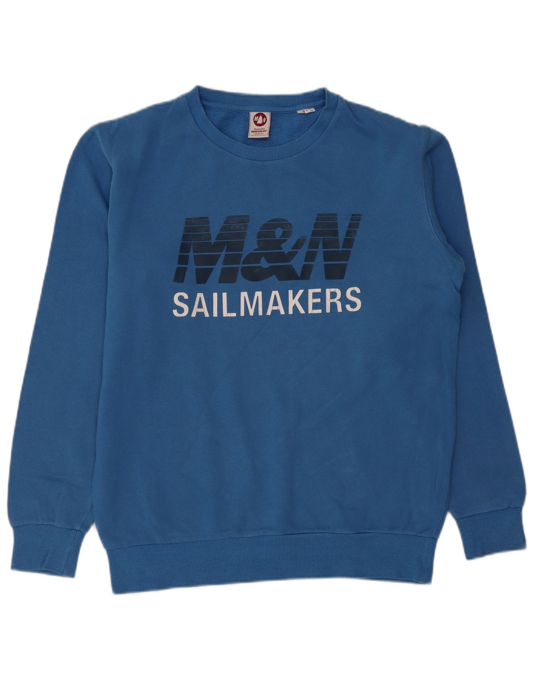 MURPHY & NYE Herren Sailmakers Grafik-Sweatshirtpullover, Größe L, Blau