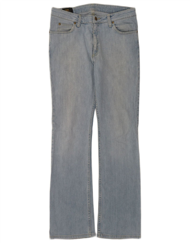 Lee Damen Cameron Straight Jeans W32 L33 Blaue Baumwolle