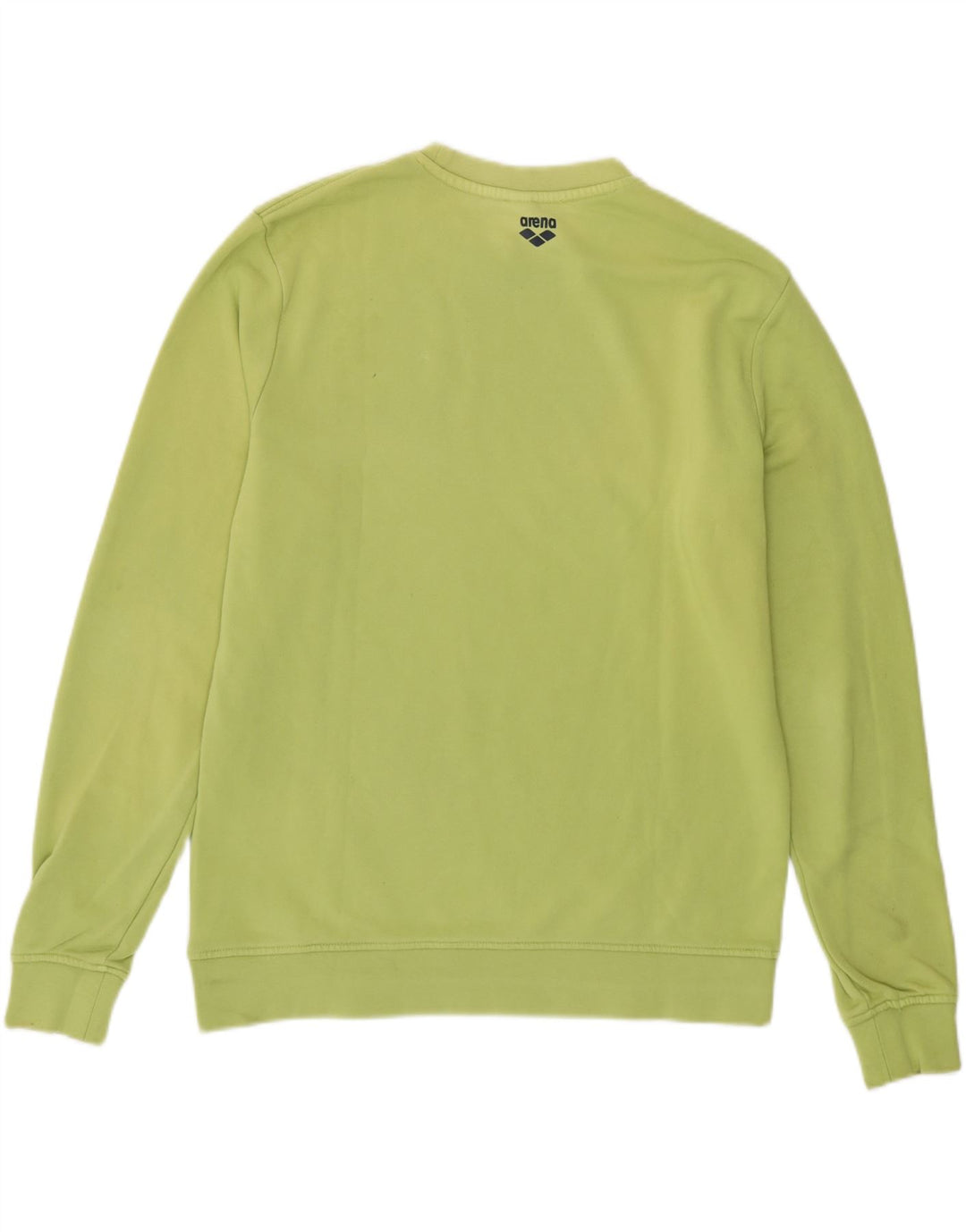 ARENA Herren-Sweatshirt mit Grafik, mittelgrüne Baumwolle