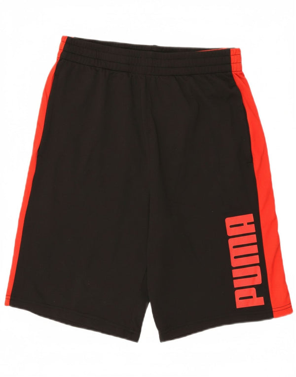 Puma Boys Graphic Sport Shorts 13–14 Jahre XL Schwarz Colourblock Polyester