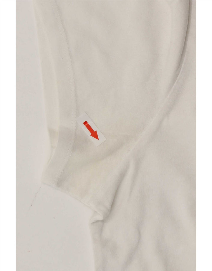 Levi's Damen Grafik-T-Shirt-Oberteil UK 16 Large Weiß