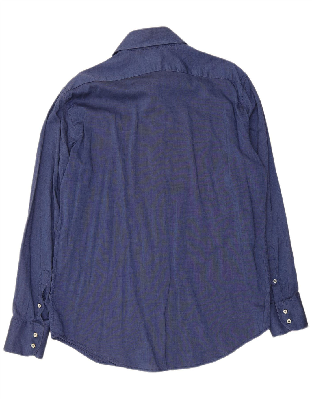 Benetton Herrenhemd XL Marineblau aus Baumwolle