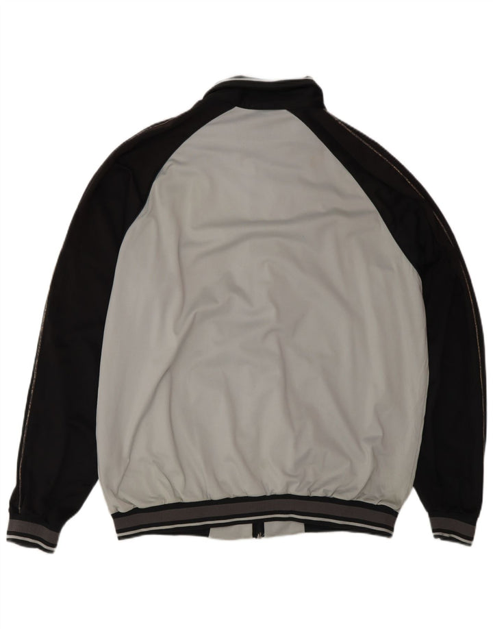 Champion Herren-Trainingsanzug-Top-Jacke, groß, Weiß, Farbblock