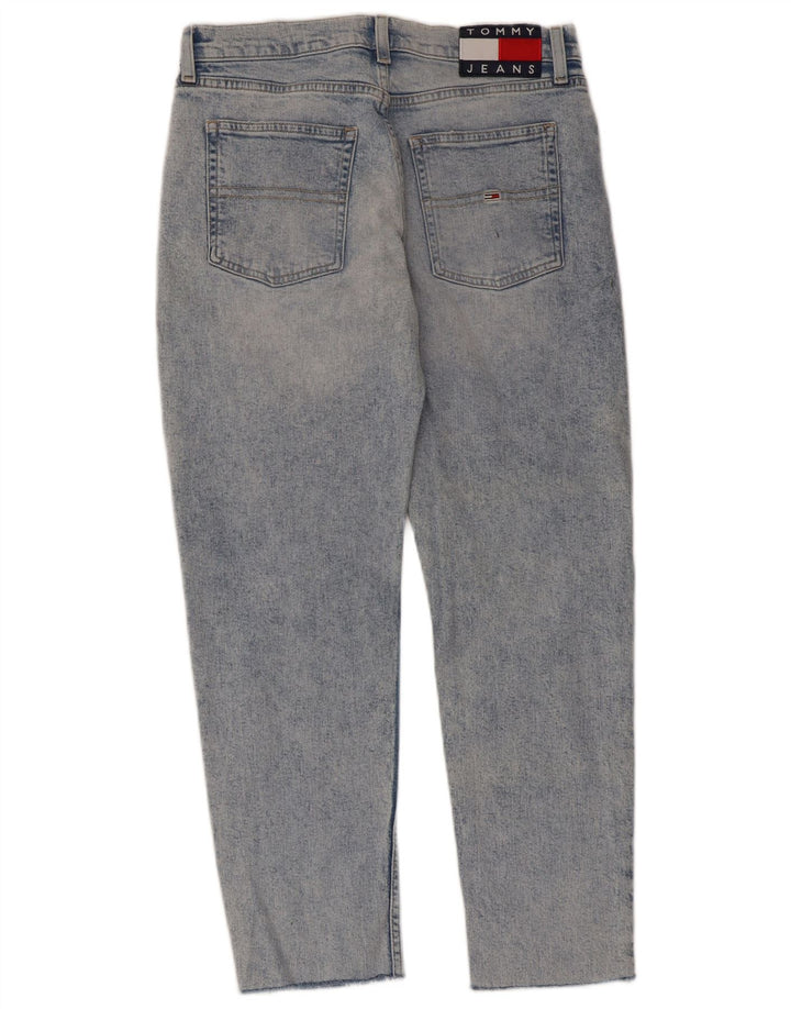 TOMMY HILFIGER Damen Straight Jeans W28 L26 Blaue Baumwolle