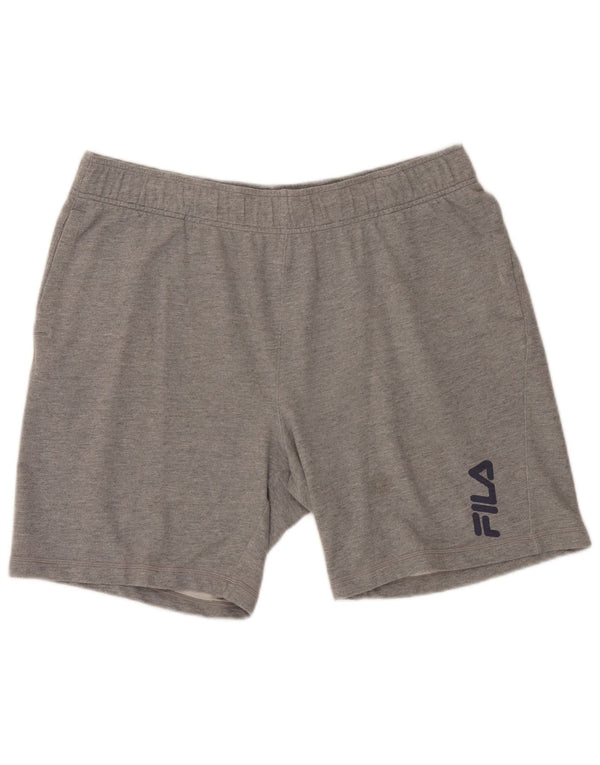 Fila Herren Sport Shorts XL Grau meliert