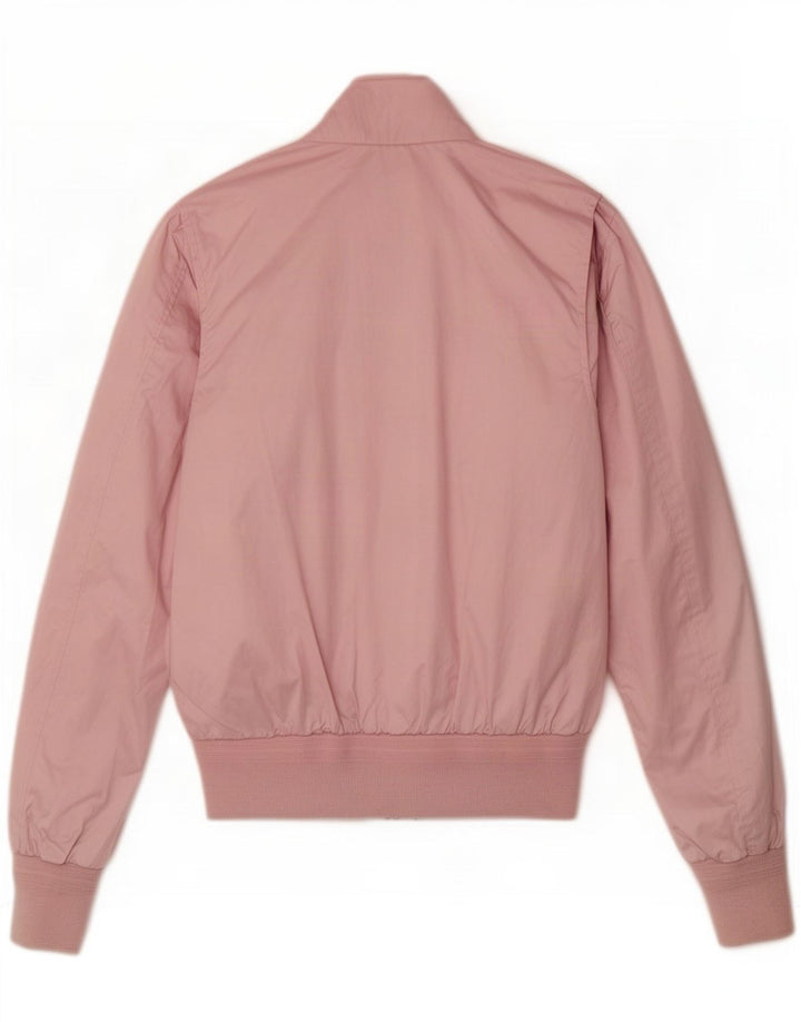 Blauer Damen Bomberjacke UK 14 Mittelrosa Polyester