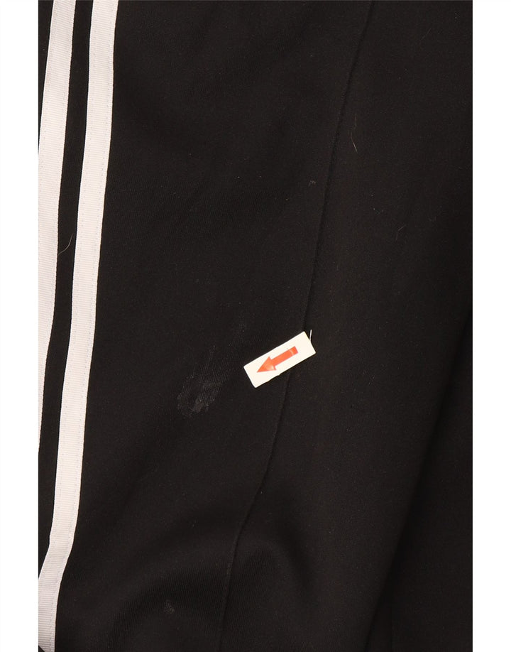 Adidas Damen Trainingshose UK 12 Medium Schwarz Polyester