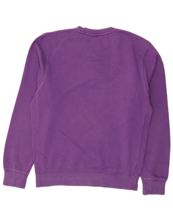 Nike Herren Graphic Regular Fit Sweatshirt Pullover XS Lila Baumwolle