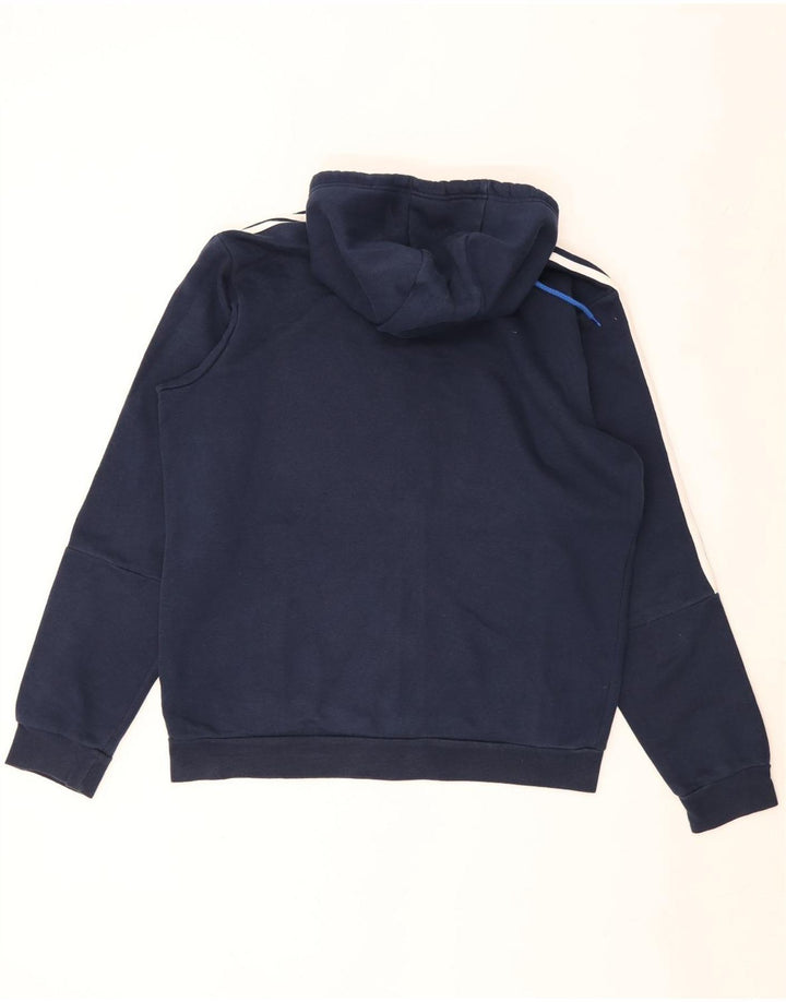 Adidas Herren-Kapuzenpullover mit Reißverschluss, groß, Marineblau