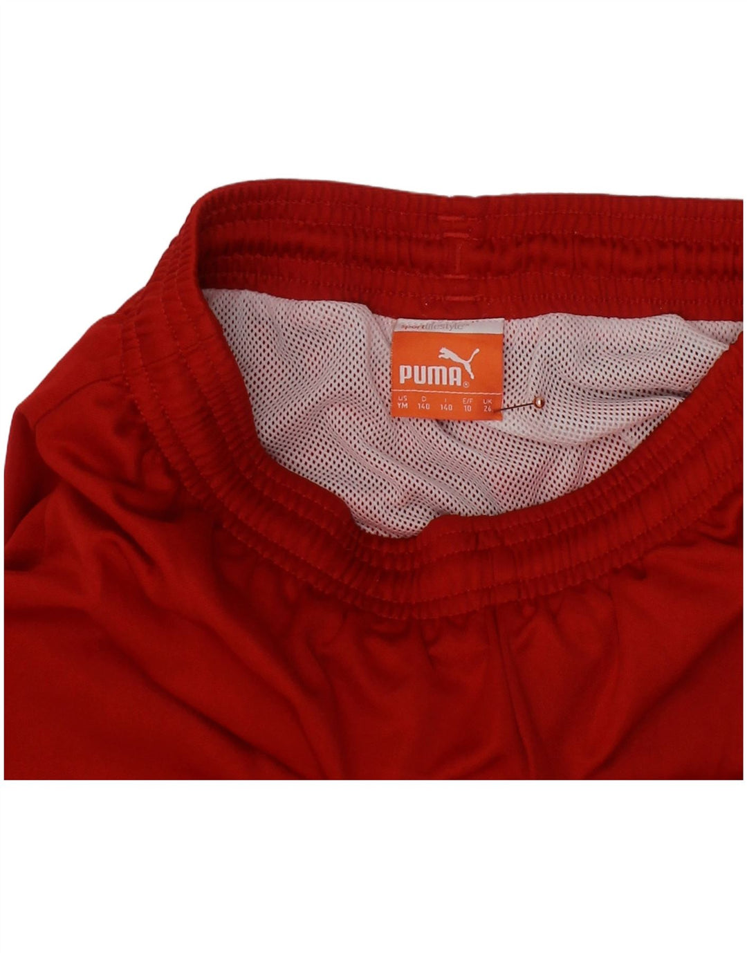 PUMA Boys Sport Shorts 9-10 Years  Red Colourblock