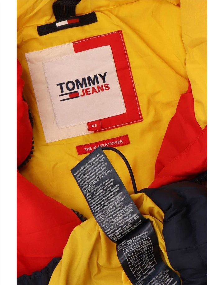 Tommy Hilfiger Herren Grafik wattierte Jacke UK 34 XS Mehrfarbig
