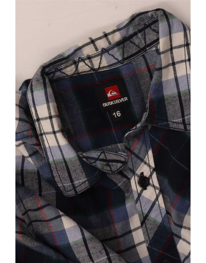 Quiksilver Flanellhemd für Jungen, 15–16 Jahre, marineblau kariert