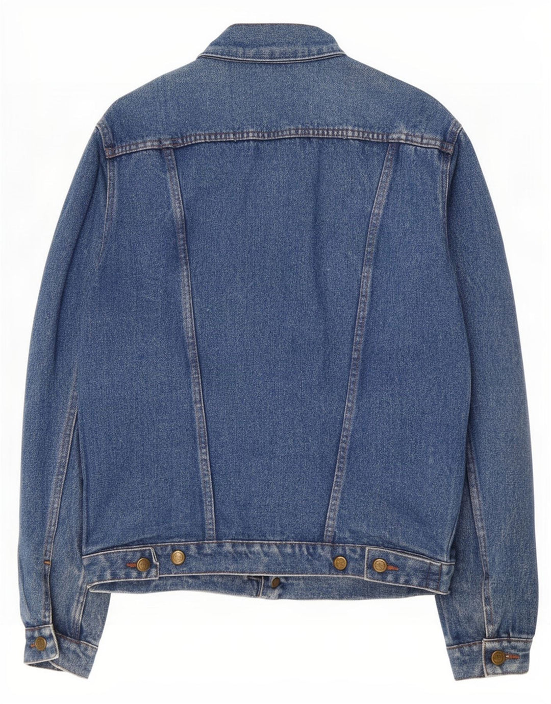 POP 84 Herren-Jeansjacke, UK 40, große blaue Baumwolle