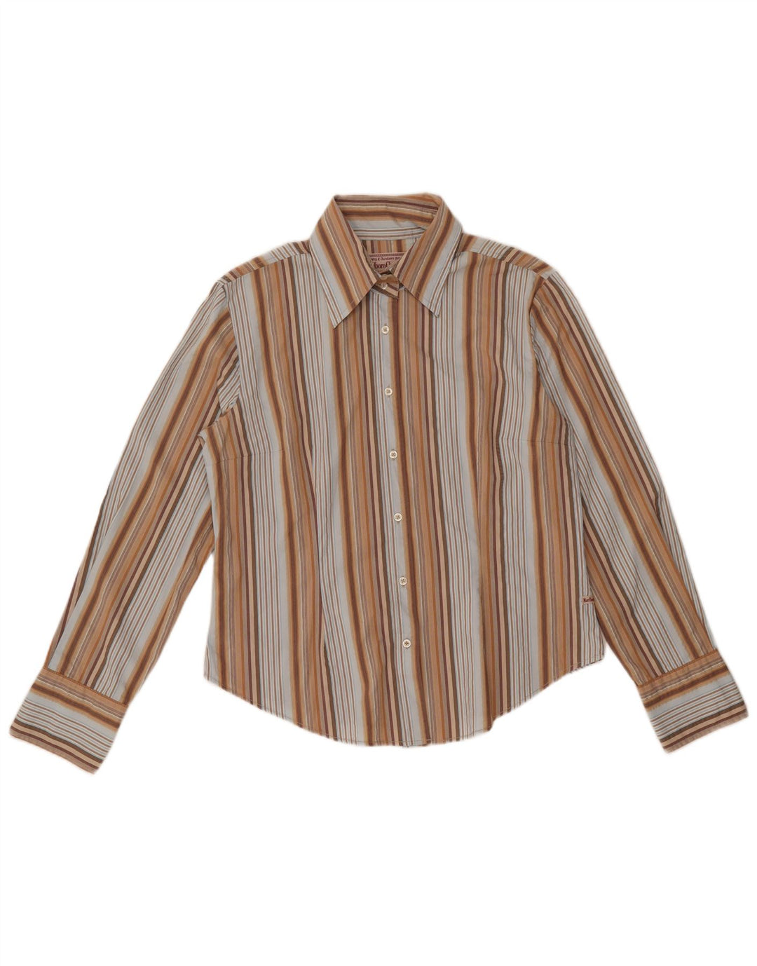 MARLBORO CLASSICS Damen Slim Fit Hemd UK 18 XL Mehrfarbig gestreift