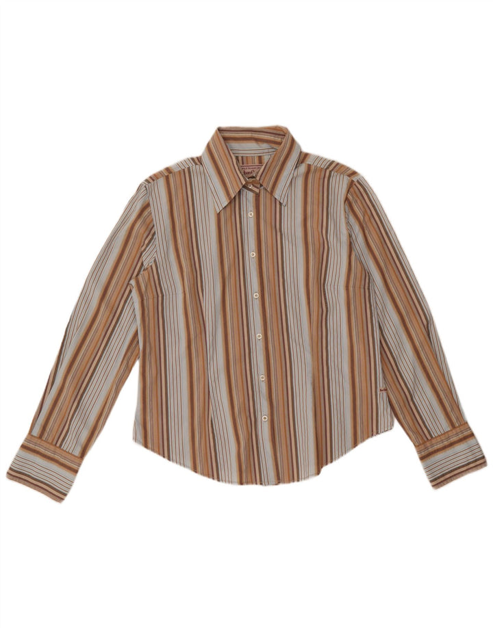 MARLBORO CLASSICS Damen Slim Fit Hemd UK 18 XL Mehrfarbig gestreift