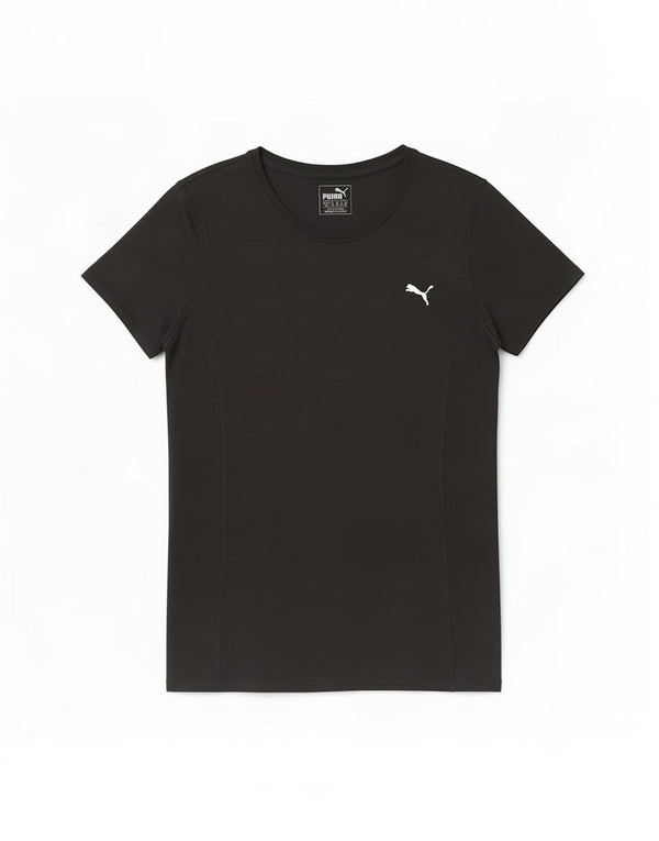 Puma Damen T-Shirt Top UK 10 Small Schwarz Polyester