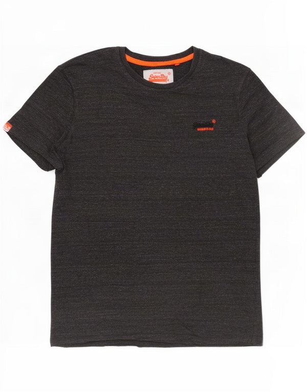 Superdry Herren T-Shirt Top Small Grau meliert