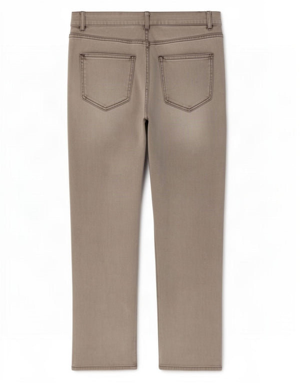 Marks & Spencer Womens Regular Cropped Jeans UK 12 Medium W30 L25 Grey