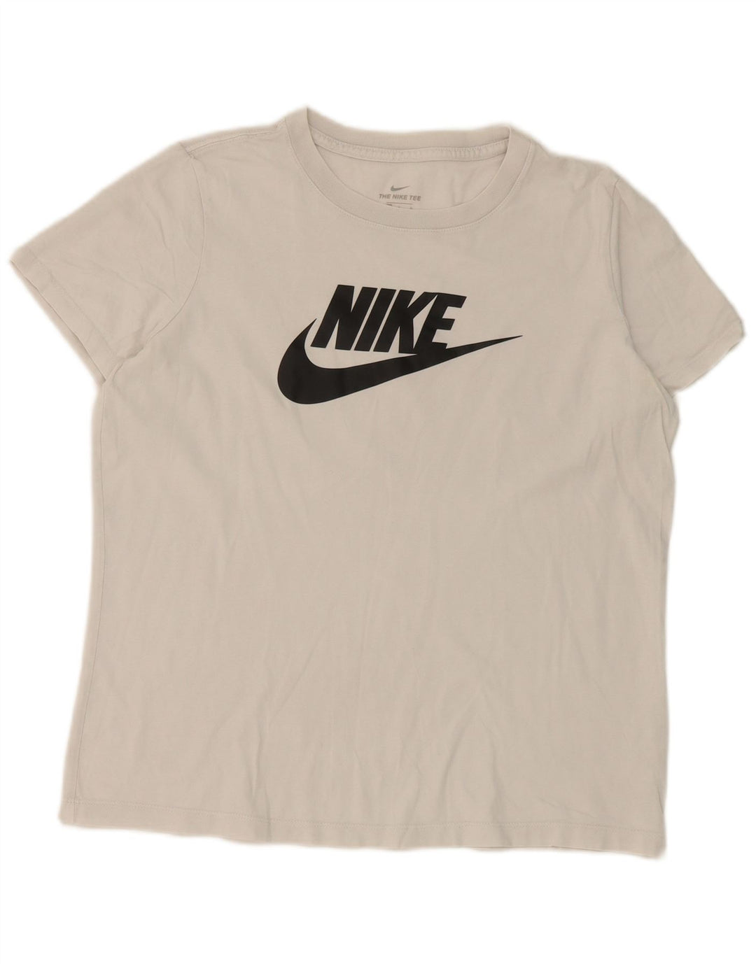 Nike Herren-T-Shirt mit Grafik, Größe L, aus weißer Baumwolle