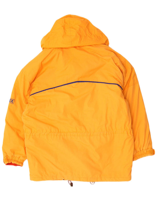 Etirel Damen Beverly Hills Skijacke mit Kapuze, übergroß, Gr. 16, Gelb