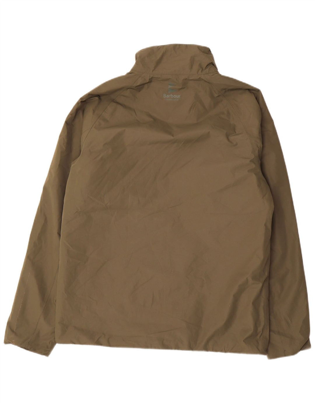 Barbour Herren-Windbreaker-Jacke UK 38 Medium Khaki Polyester
