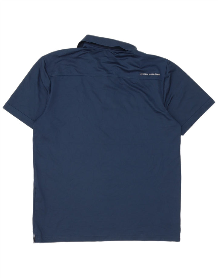 Under Armour Herren Heat Gear Poloshirt, großes marineblaues Polyester
