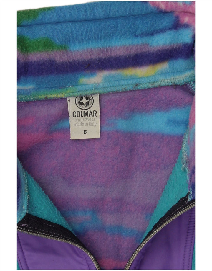 Colmar Herren-Fleecepullover mit Reißverschluss am Hals, XL, mehrfarbig, Colourblock-Polyester