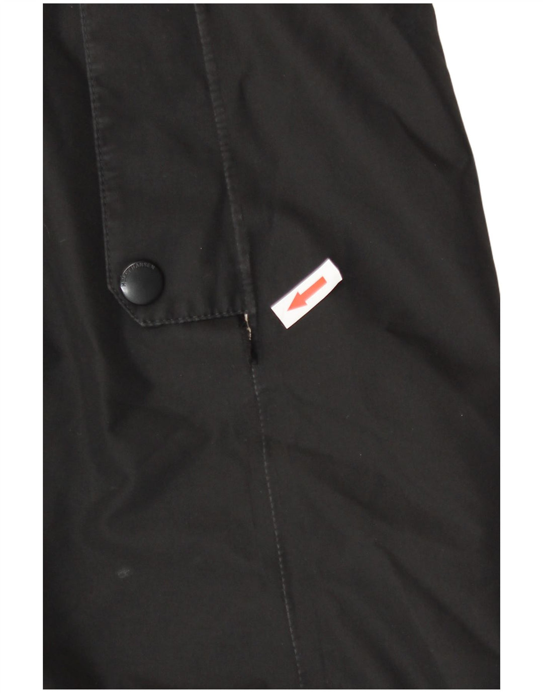 Helly Hansen Damen-Parkajacke mit Kapuze, UK 14, großes schwarzes Nylon