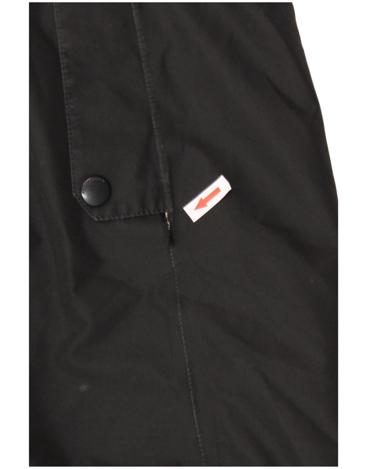 Helly Hansen Damen-Parkajacke mit Kapuze, UK 14, großes schwarzes Nylon