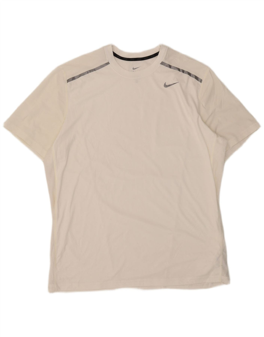 Nike Herren Dri Fit T-Shirt Top XL Weiß Polyester