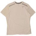 Nike Herren Dri Fit T-Shirt Top XL Weiß Polyester