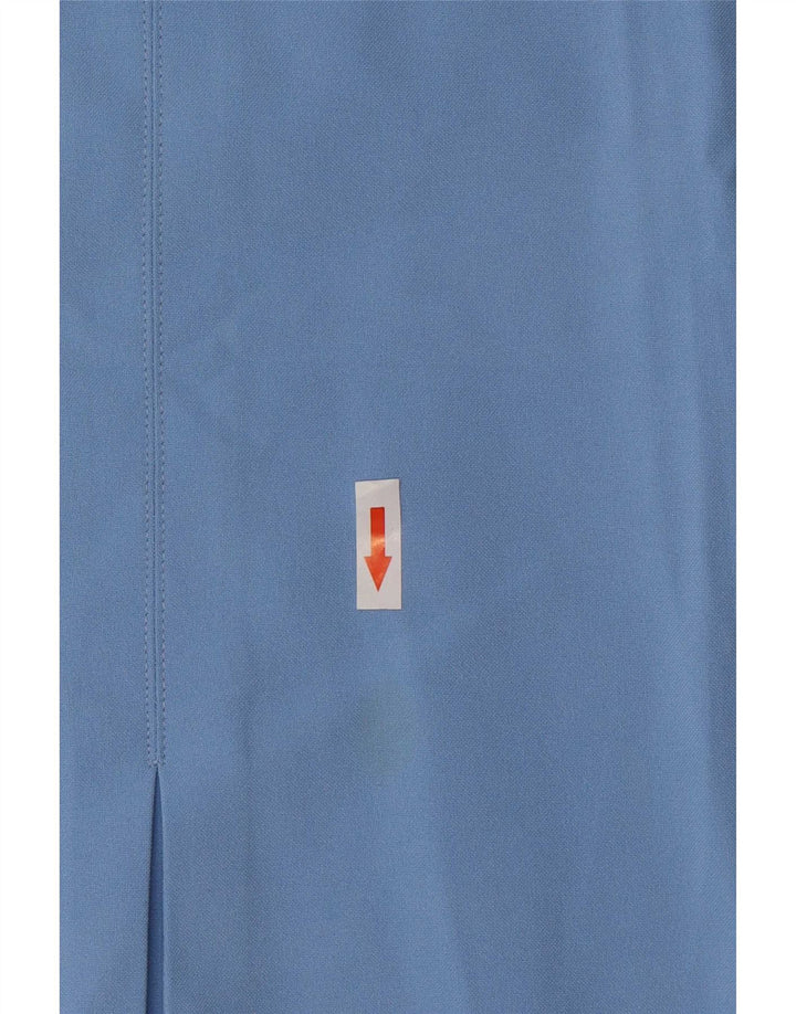 Benetton Damen-Minirock IT 46 Large W31 Blaues Polyester
