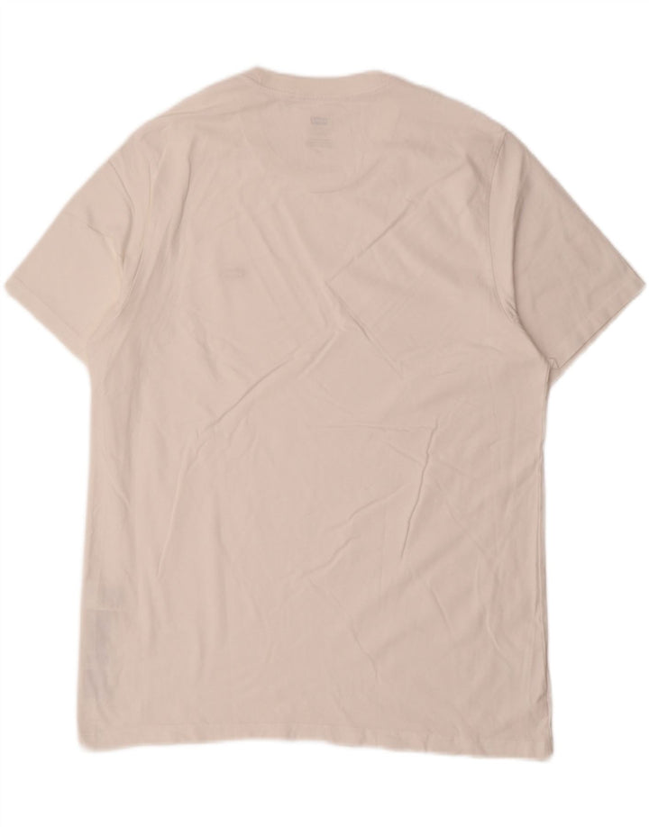 Levi's Herren Standard T-Shirt Top Large Weiß Baumwolle