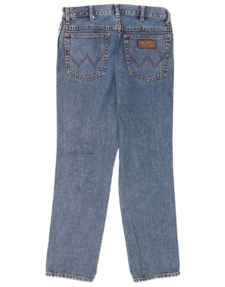 Wrangler Herren Texas Straight Jeans W32 L30 Blaue Baumwolle