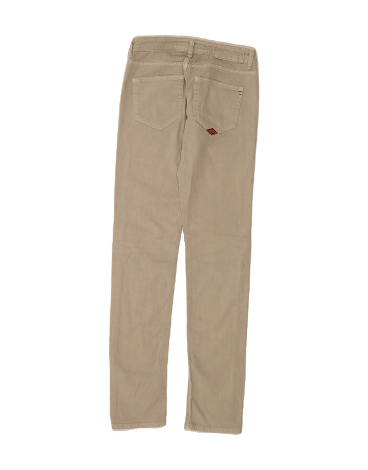 UNLIMITED Womens Slim Jeans W28 L32 Beige Cotton Vintage Unlimited and Second-Hand Unlimited from Messina Hembry 